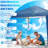 10x10 Pop Up Canopy Tent with Awning,Heavy Duty Canopy UPF 50+ All Season-105116249