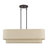Ashani 4 Light Bronze Large Linear Chandelier-122725098-122725104-122725107