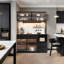 Buffet noir 55,12 po Modern Light Luxury-973819001