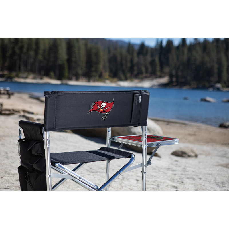 Folding Director Chair, Tampa Bay Buccaneers, Black