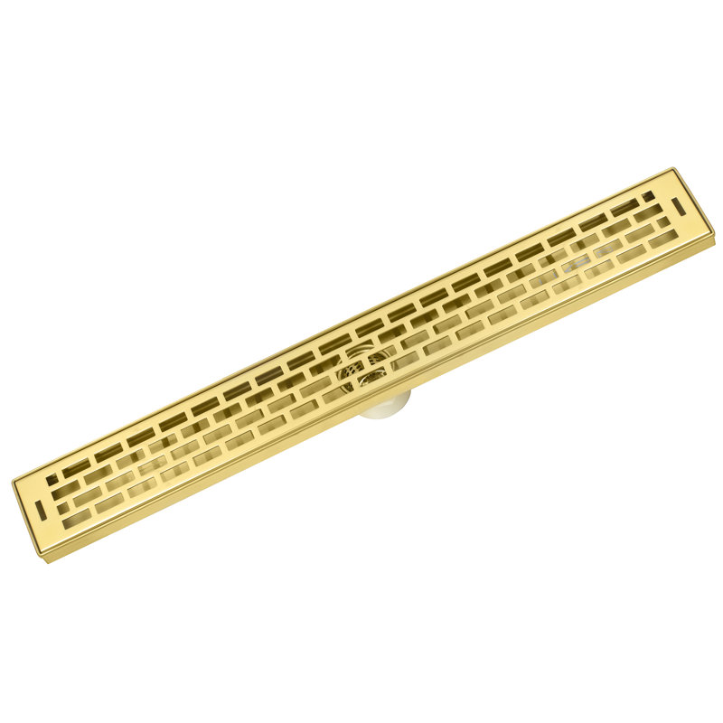 3.19'' W Linear Grid, Champagne Gold