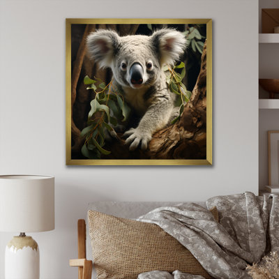 Cute Koala In Australia I - Koala Animal Wall Art