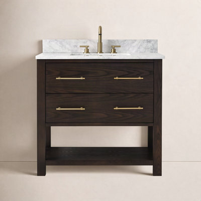 36" Pine Single Bathroom Vanity