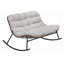 Double chaise berçante Papasan