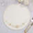 Elijay Collection 100% Cotton No Pattern Round Placemat