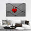 Impression sur toile Heart Heart Lock-92519987