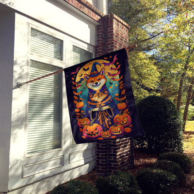 Jakameron Double Sided Polyester Halloween Garden Flag