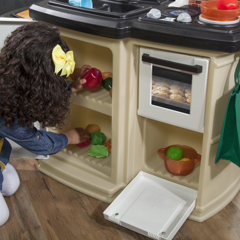 Kitchen Set, Brown/White