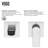 Atticus 5" H Single Handle WaterSense Wall Mount Bathroom Faucet-252043716