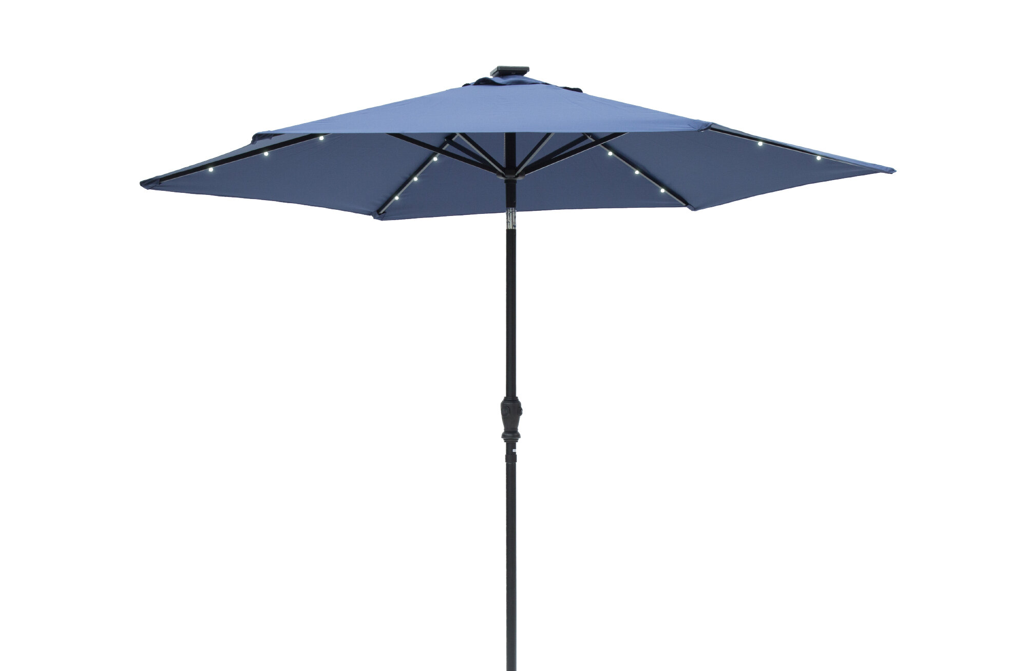 Arlmont & Co. Crewellwalk 106.3'' Lighted Market Umbrella & Reviews ...