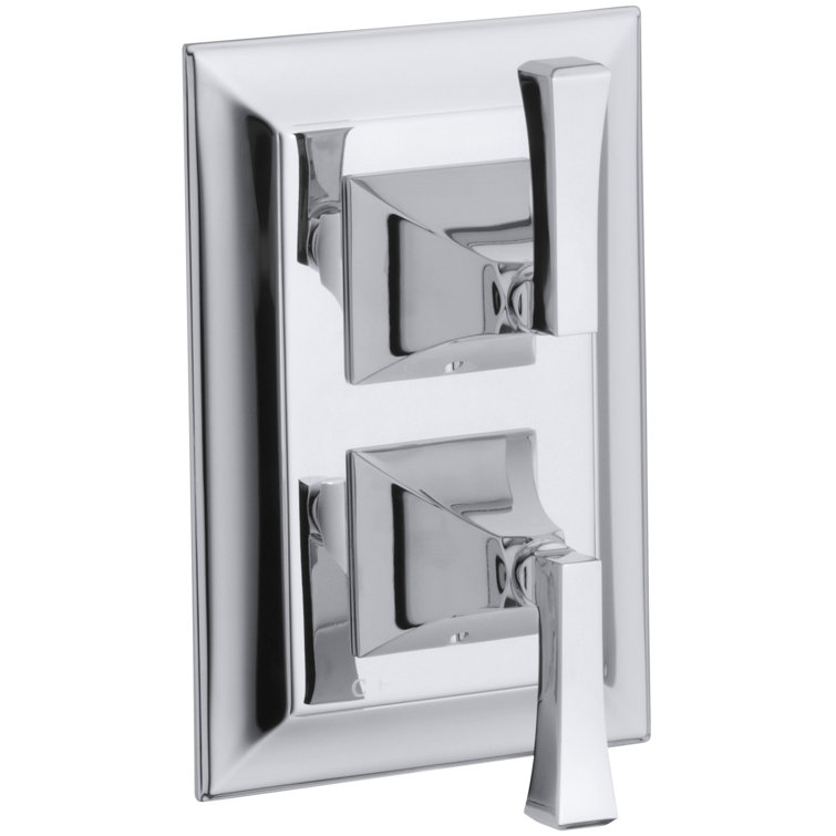 Memoirs® Stately Valve Trim with Deco Lever Handles for Stacked Valve