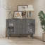 Buffet avec rangement, armoire d'appoint pour salle à manger / salon, gris