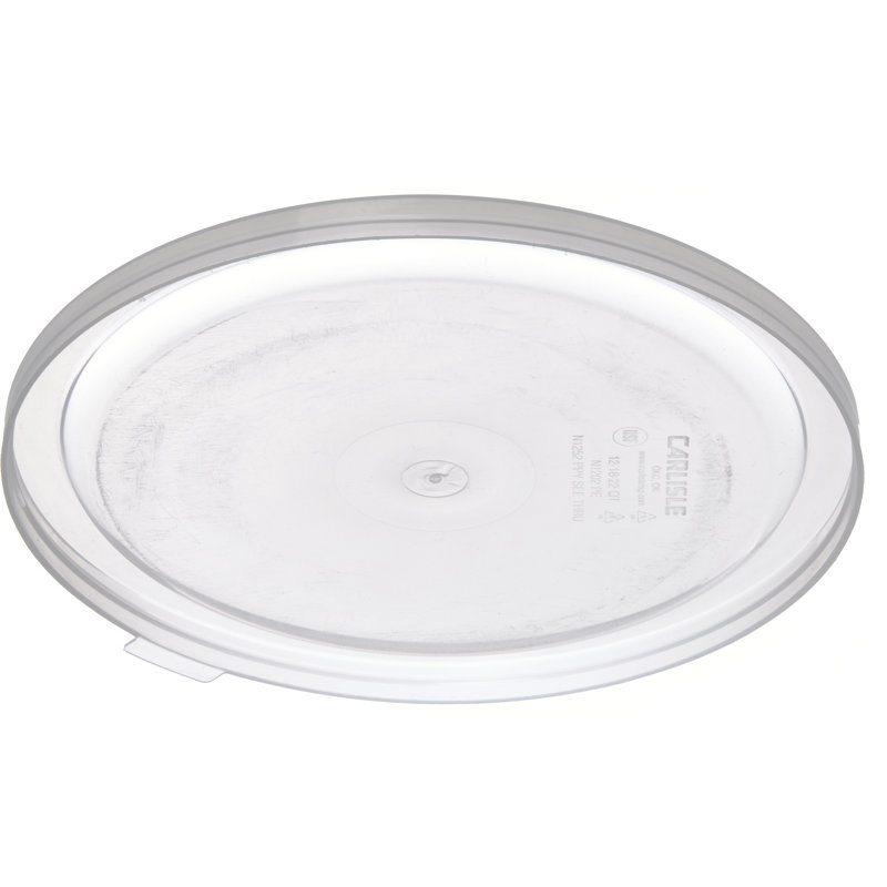 Couvercle circulaire en polyéthylène, Transparent