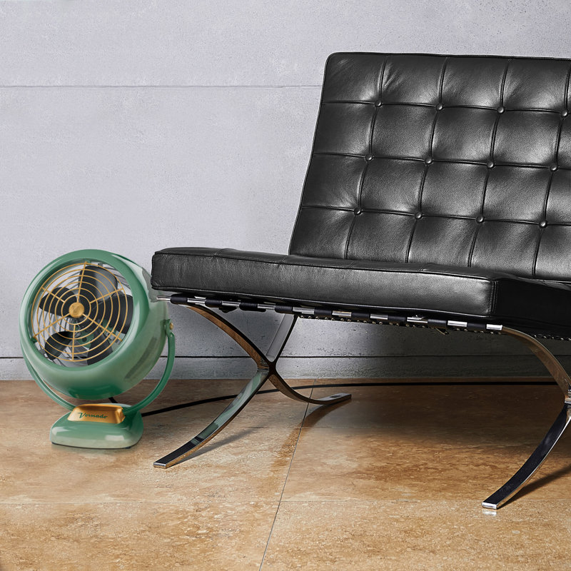 Timeless Vornado VFAN Vintage Whole Room Air Circulator Floor Fan, Green