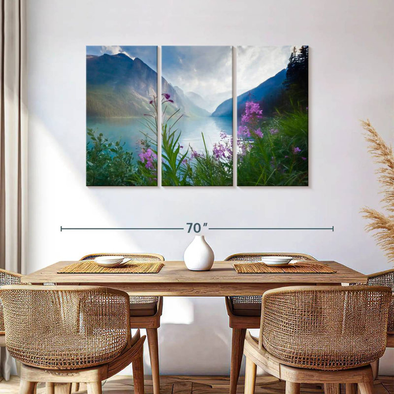 Alvord Lake Louise Blooms, H 36 po x l 57 po