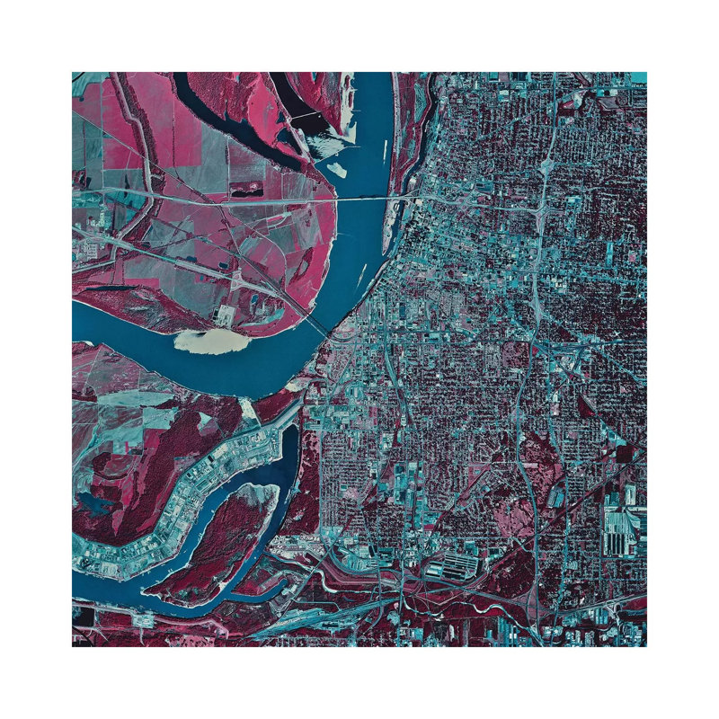 Memphis, Tennessee I 1 Piece Wrapped Canvas Wall Art, 66.04 cm H x 66.04 cm W x 1.91 cm D