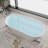 63"  x 30" Freestanding Soaking Solid Surface Bathtub-107820412