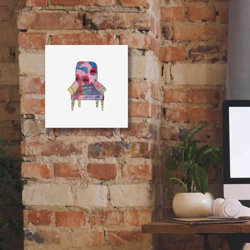 Kenyce Mod Chairs VII par Courtney Prahl, H 12 po x l 12 po x P 0,75 po