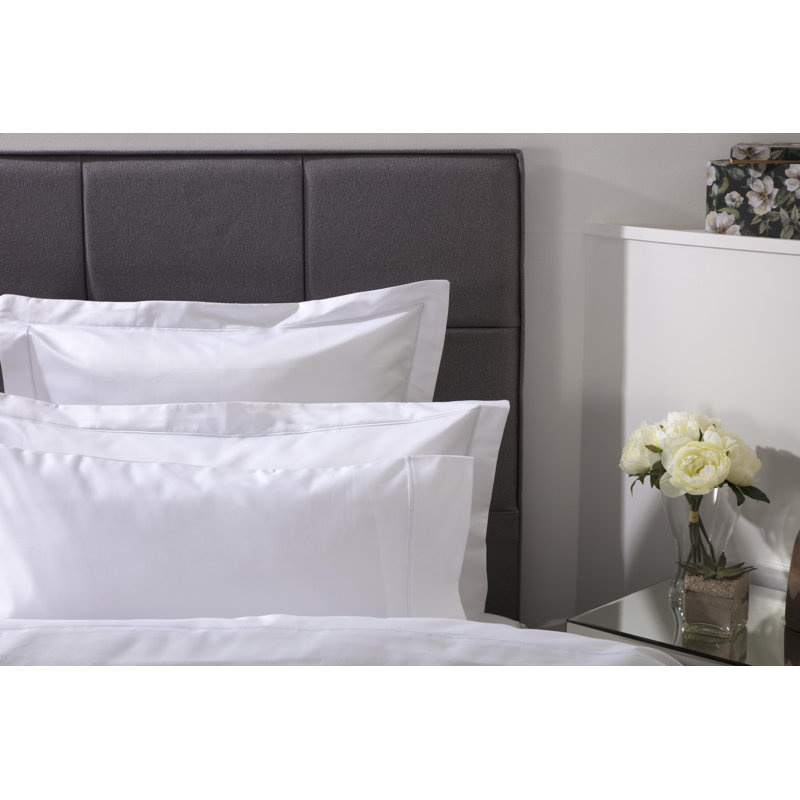 Percale Housewife Pillow Case, White
