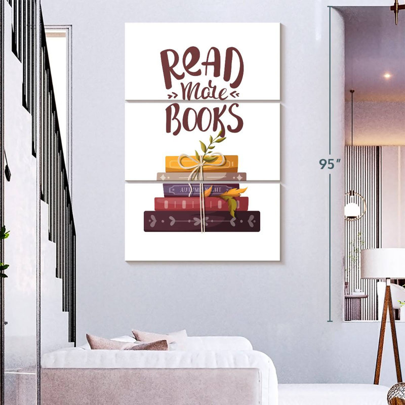 Senne Read More Books, 74" H x 48" W