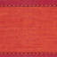 Tapis orange / rouge en coton tissé à plat à la main Bokard-21204831