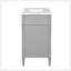 Meuble-lavabo de 30 po avec lavabo supérieur, meuble-lavabo moderne avec 2 tiroirs et tiroir escamotable, meuble-lavabo simple