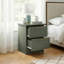 Darry Gregory 2 Drawer Bedside Table-116644035