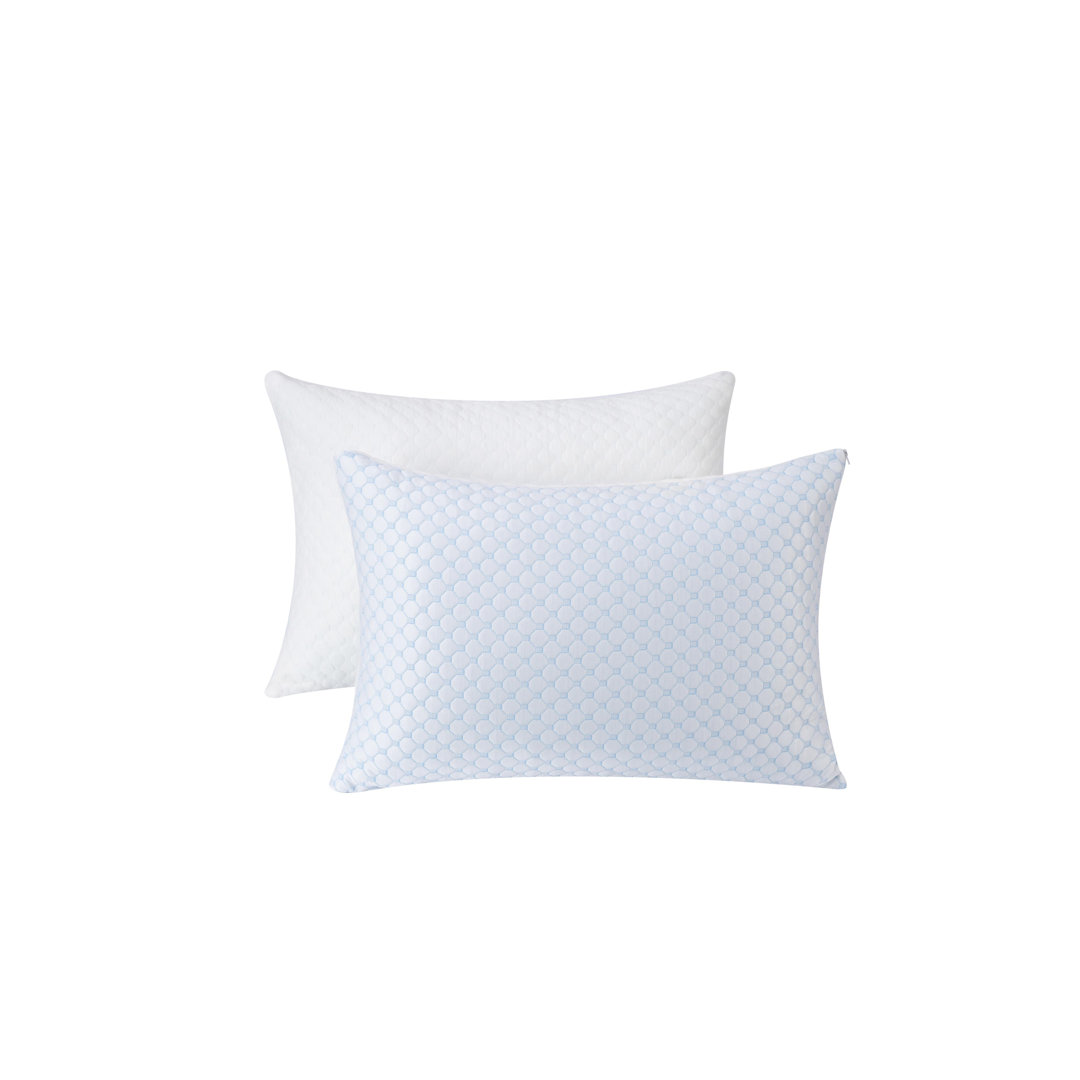 Anntonette Plush Support Cooling Pillow 2 Pack Alwyn Home 