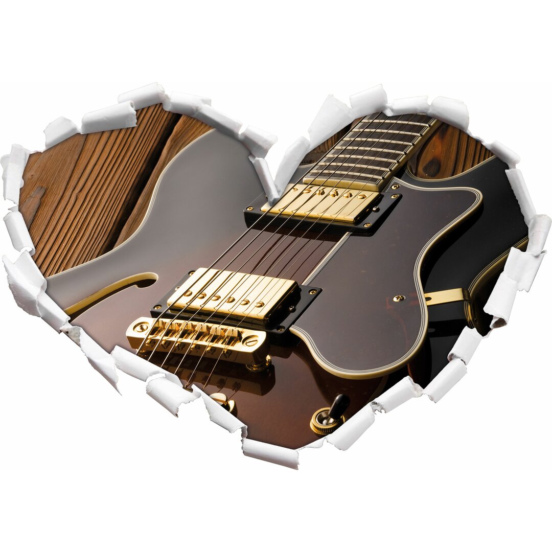 Wandtattoo E-Gitarre