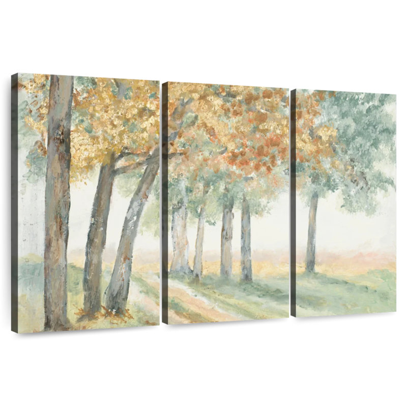 Harnek Golden Trees, 42" H x 65" W