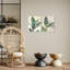 «Nice Green», ensemble de 2 impressions sur toile tendue-1602369246