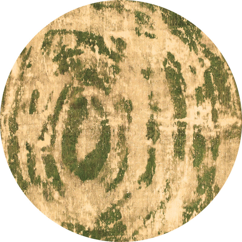 Deryck Abstract Indoor Rug, Round 7'