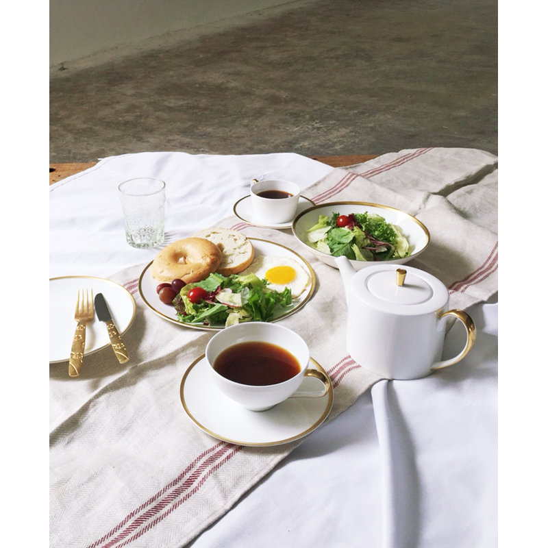 Golden Edge Cups and Saucers