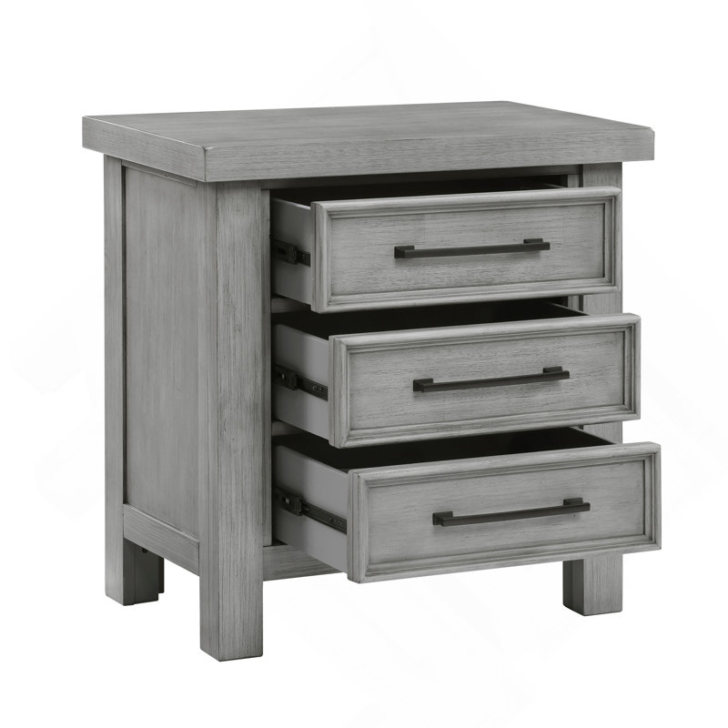 Armoire de chevet classique 3 pièces