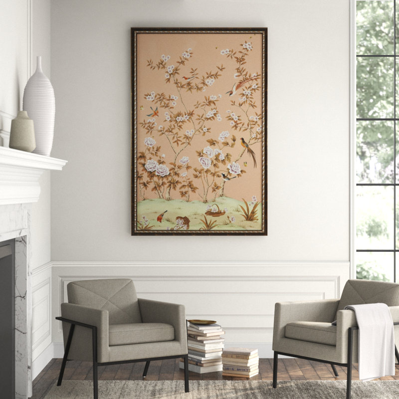 Edgedale Panel Peach-A Painting