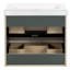 Meuble-lavabo simple 24,5 po avec plateau en marbre de culture 24,5 po-172485048