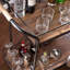 Chariot-bar en bois récupéré