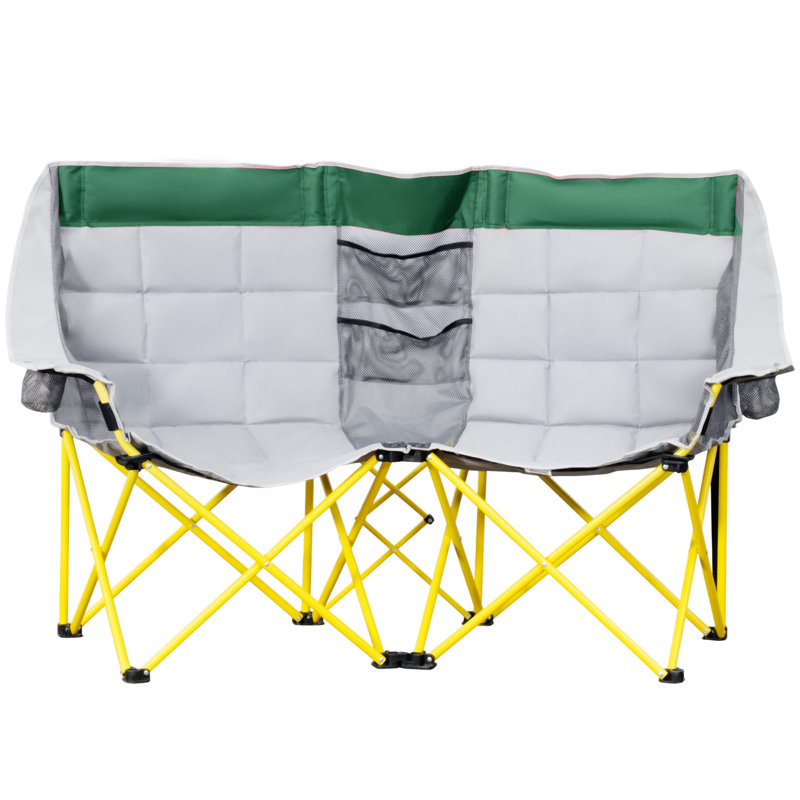 Chaise de camping de style causeuse Outsunny (excluant la table)