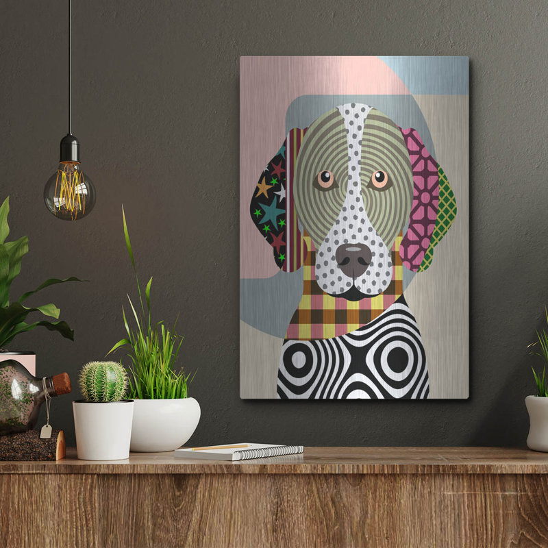 «German Shorthaired Pointer» par Lanre Adefioyue, H 16 po x l 12 po