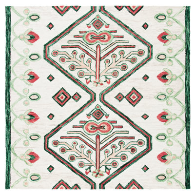 Hand Tufted Wool Southwestern Rug