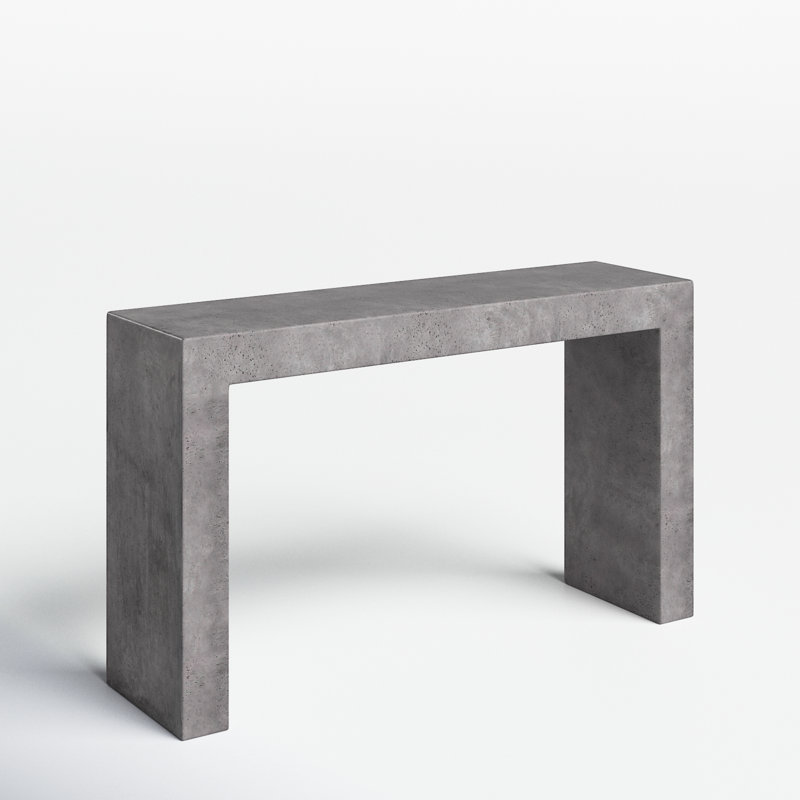 Kareen 55 " W Console Table, Dark Gray