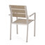 Ensemble de salle à manger carré en aluminium 35 po pour 4 personnes-426925891