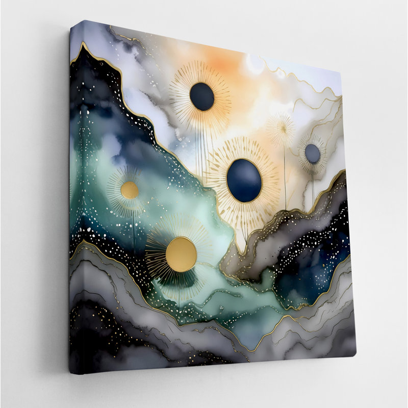 Cosmic Reflections, 24" H x 24" W