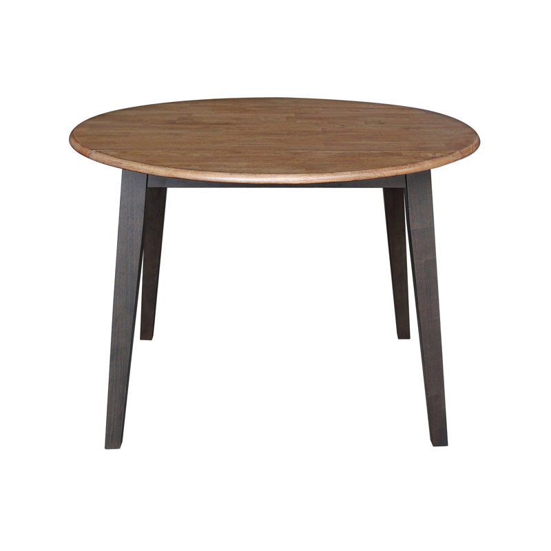 Ensemble de salle à manger Kaylam, Hickory / charbon délavé, 5 pièces: table, 4 chaises