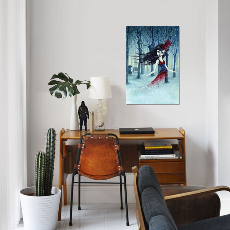 «Eernal Winter Circus» par Megan Majewski - Impression sur toile, H 12 po x l 8 po x P 0,75 po, Toile tendue, Pas de tapis
