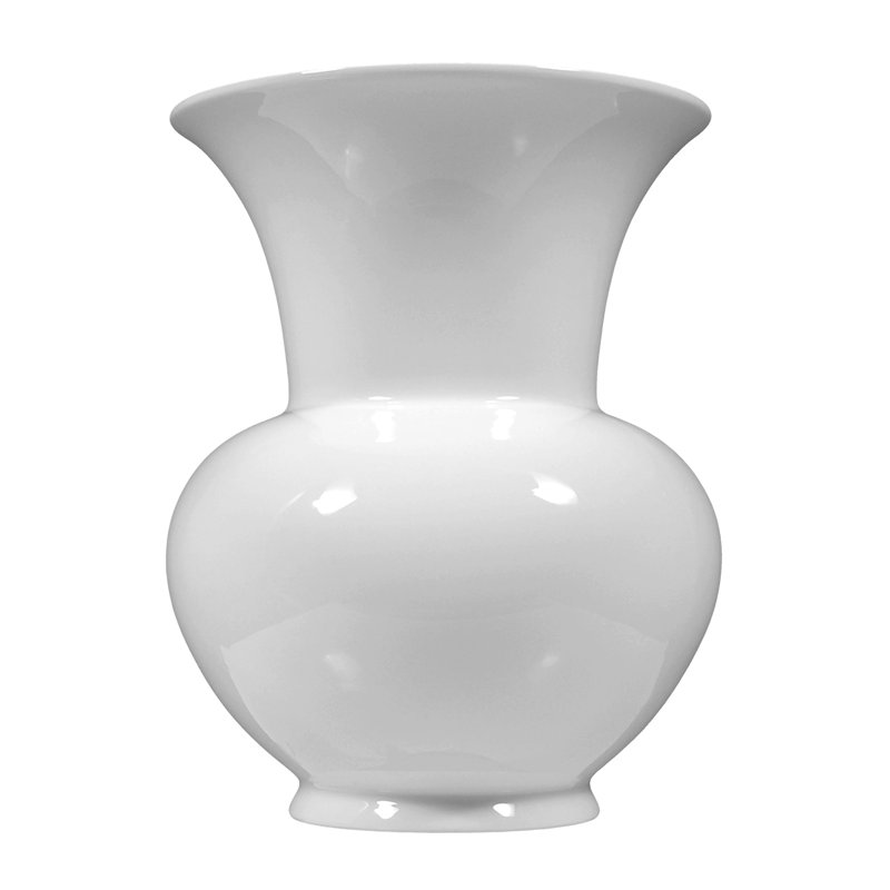 Musani Porcelain Table Vase, 22.6cm H x 18.1cm W x 18.1cm D