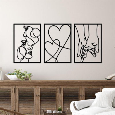 3 Piece No Frame Set