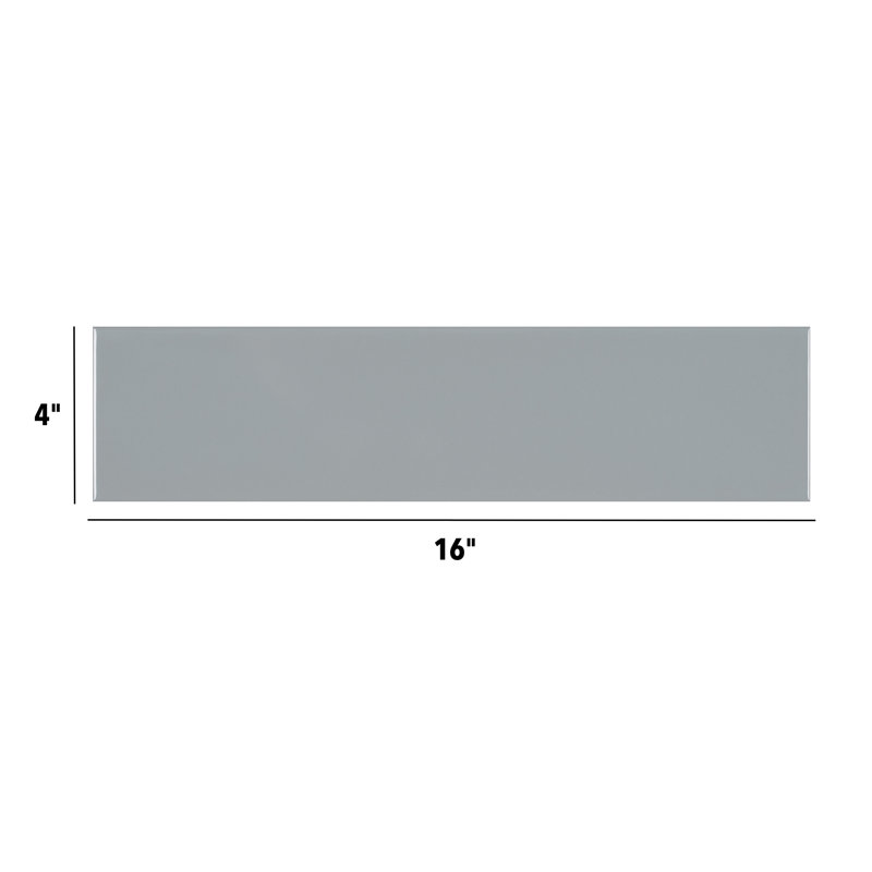 Kreative Studio 4 in. x 16 in. Porcelain Wall Tile (16.73 Sq. Ft. / Case), Lulaby Gloss