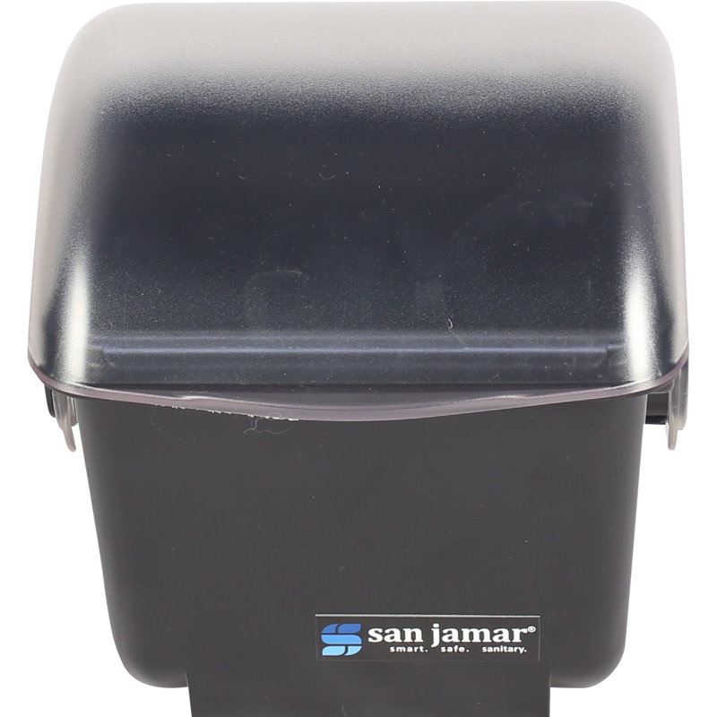 Black Plastic Domed Lid Condiment Server, 2 Quarts