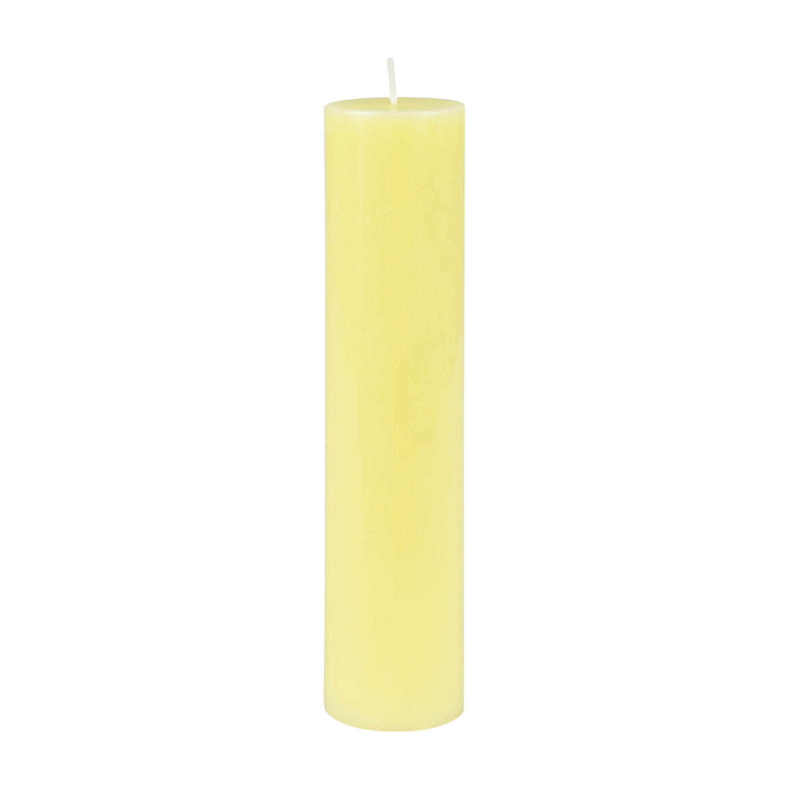 Oliva Unscented Pillar Candle, 1, Ivory, 9" H x 2" W x 2" D
